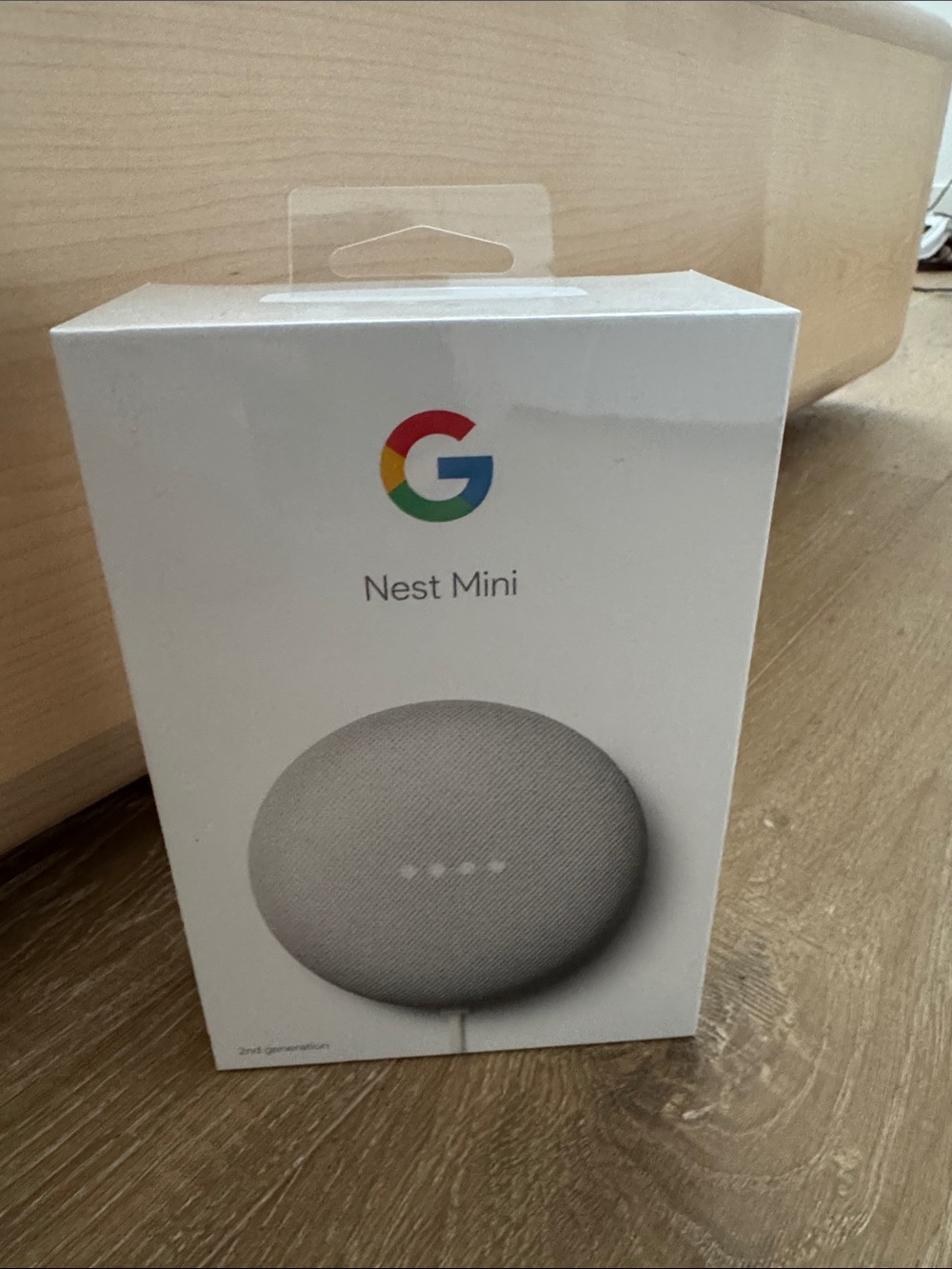 google Nest Mini Smart Speaker - Chalk Gray